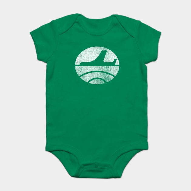 Travel Baby Bodysuit by RetroLogosDesigns